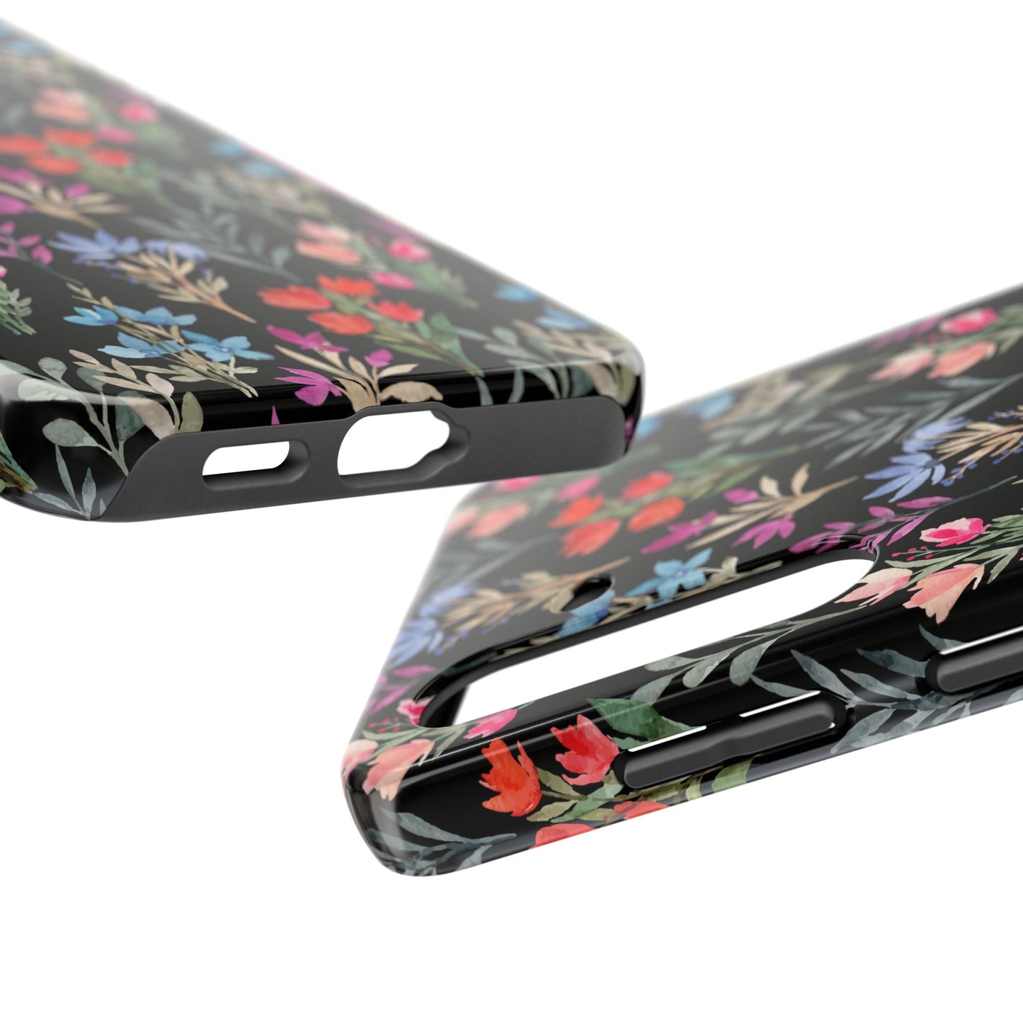 Floral Tough Phone Case - Durable Protection with Vibrant Botanical Design
