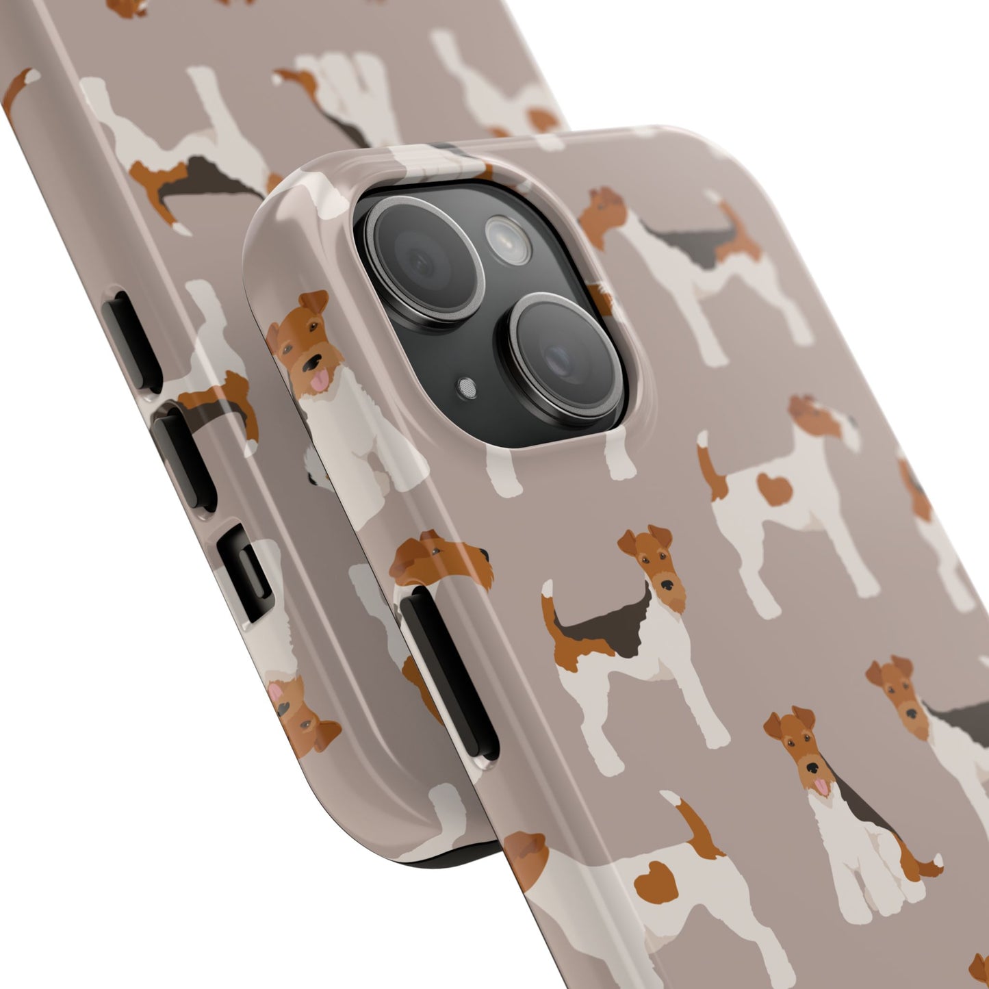 Cute Wire Fox Terrier Tough Phone Case - Durable and Stylish