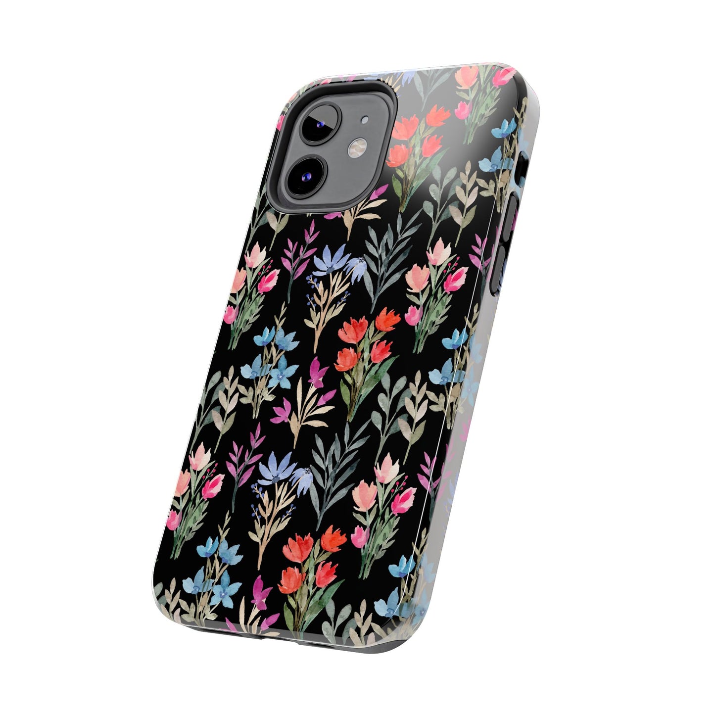 Floral Tough Phone Case - Durable Protection with Vibrant Botanical Design