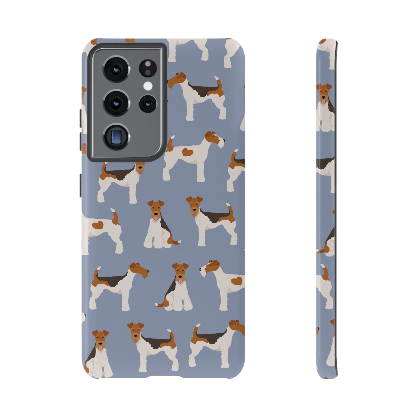 Wire Fox Terrier Lover Tough Case - Stylish Phone Case Featuring Playful Fox Terriers