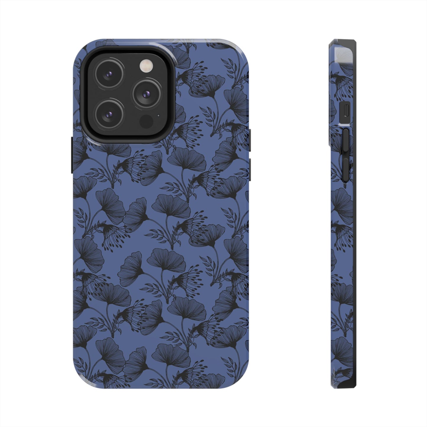 Ornate Floral Tough Phone Case - Durable Protection with Elegant Design