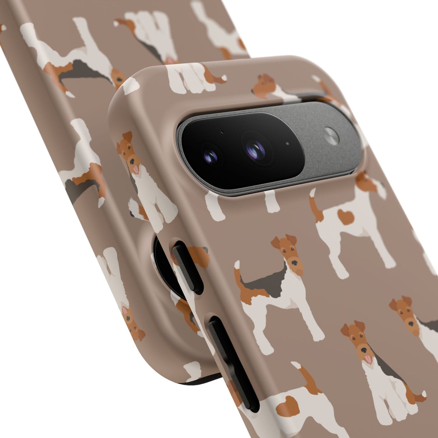 Wire Fox Terrier Lover Tough Case - Stylish Phone Case Featuring Playful Fox Terriers