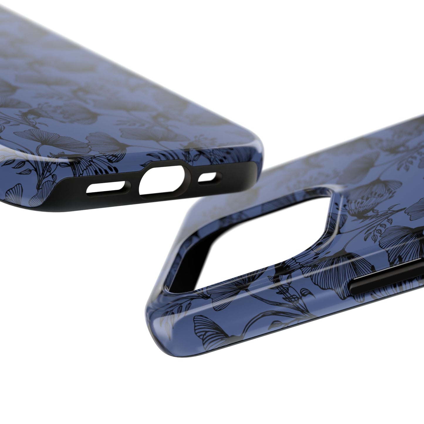Ornate Floral Tough Phone Case - Durable Protection with Elegant Design