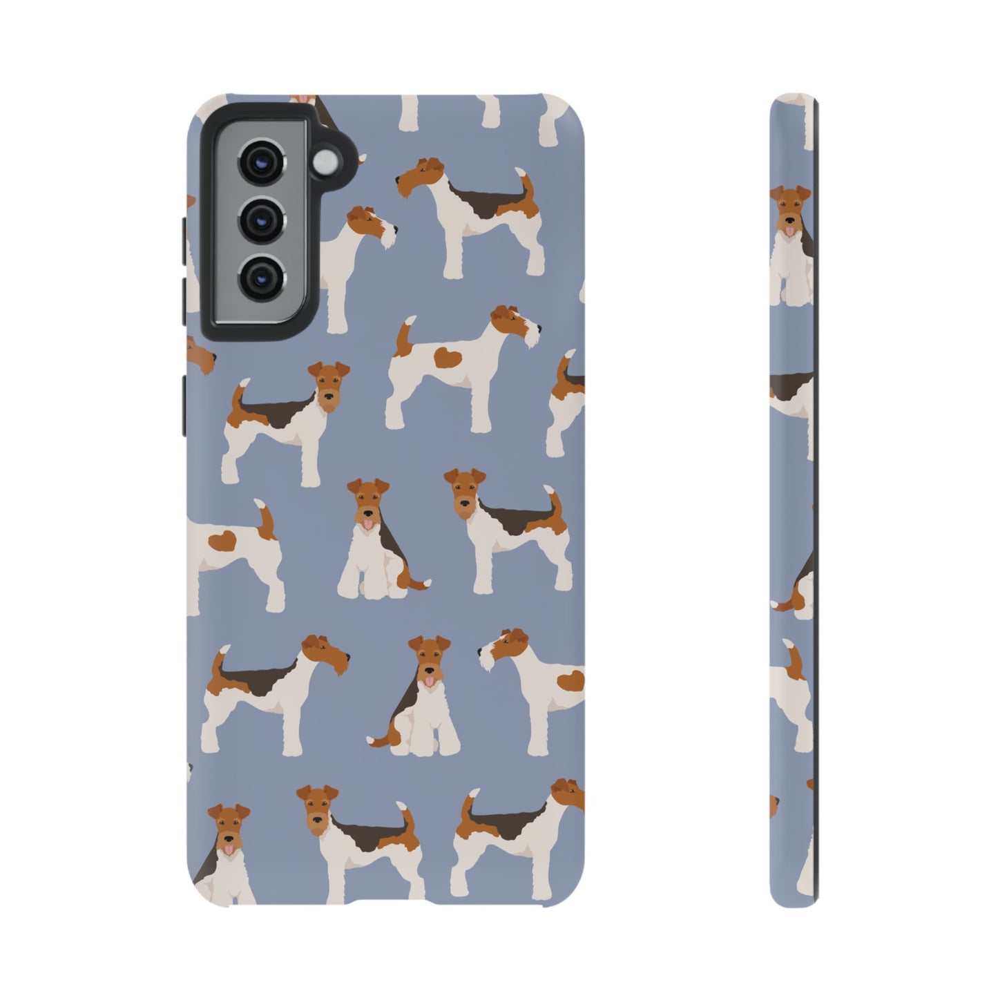 Wire Fox Terrier Lover Tough Case - Stylish Phone Case Featuring Playful Fox Terriers