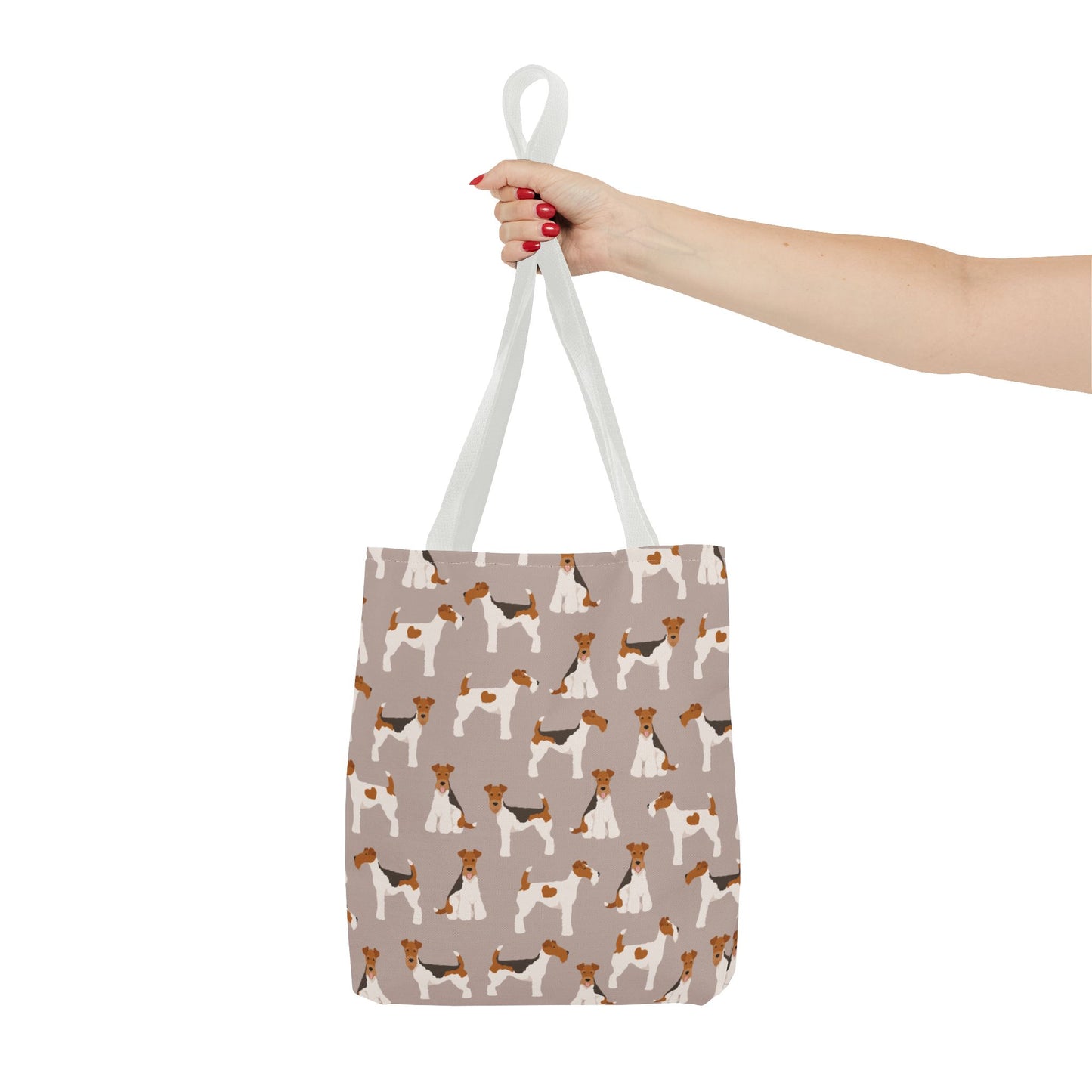 Wire Fox Terrier Dog Pattern Tote Bag - Perfect for Pet Lovers!