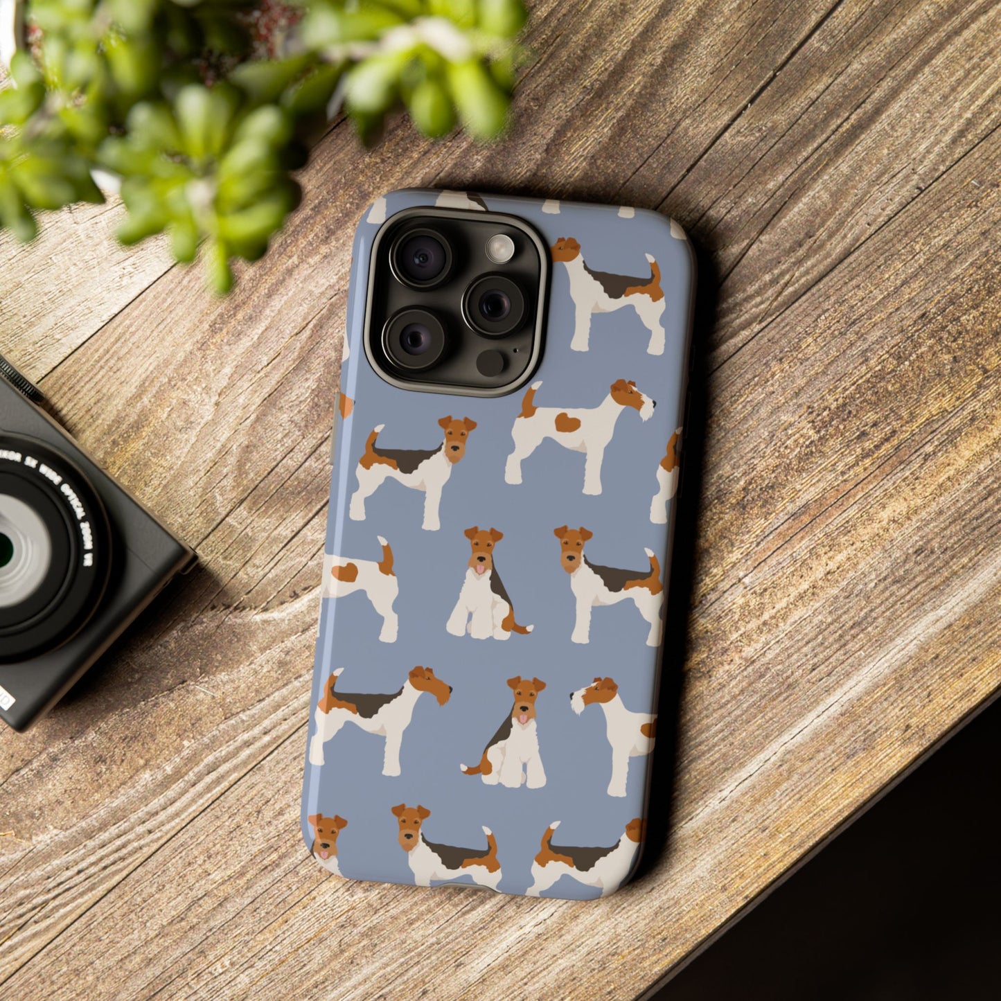 Wire Fox Terrier Lover Tough Case - Stylish Phone Case Featuring Playful Fox Terriers