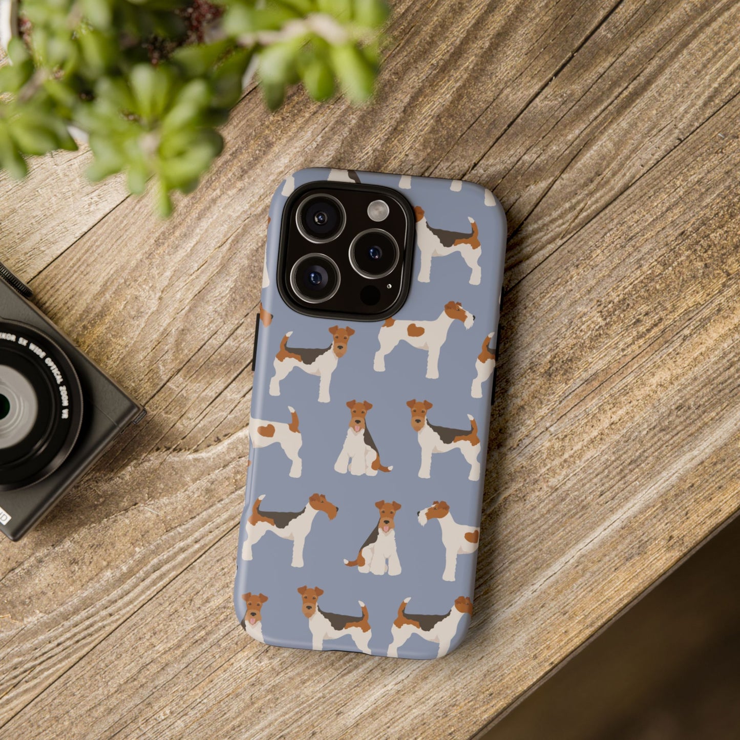 Wire Fox Terrier Lover Tough Case - Stylish Phone Case Featuring Playful Fox Terriers