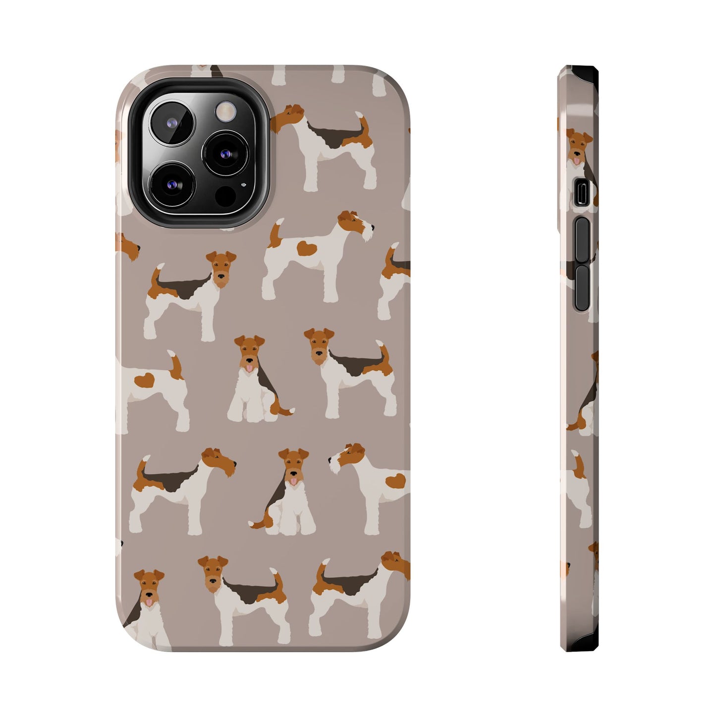 Cute Wire Fox Terrier Tough Phone Case - Durable and Stylish