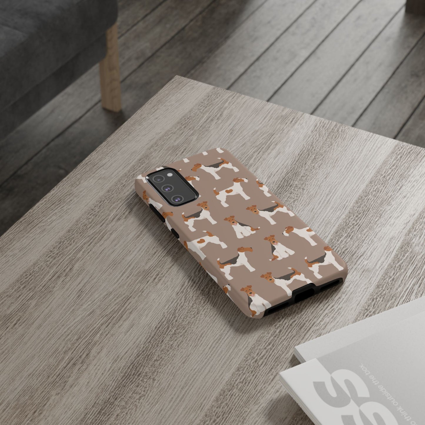 Wire Fox Terrier Lover Tough Case - Stylish Phone Case Featuring Playful Fox Terriers