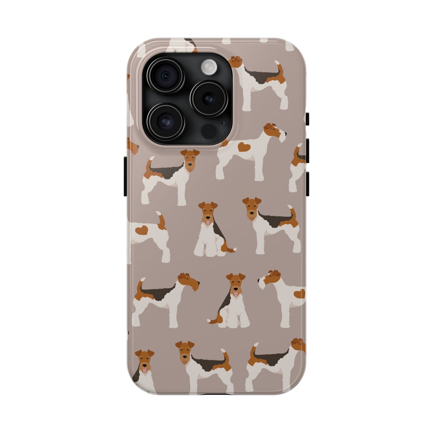 Cute Wire Fox Terrier Tough Phone Case - Durable and Stylish