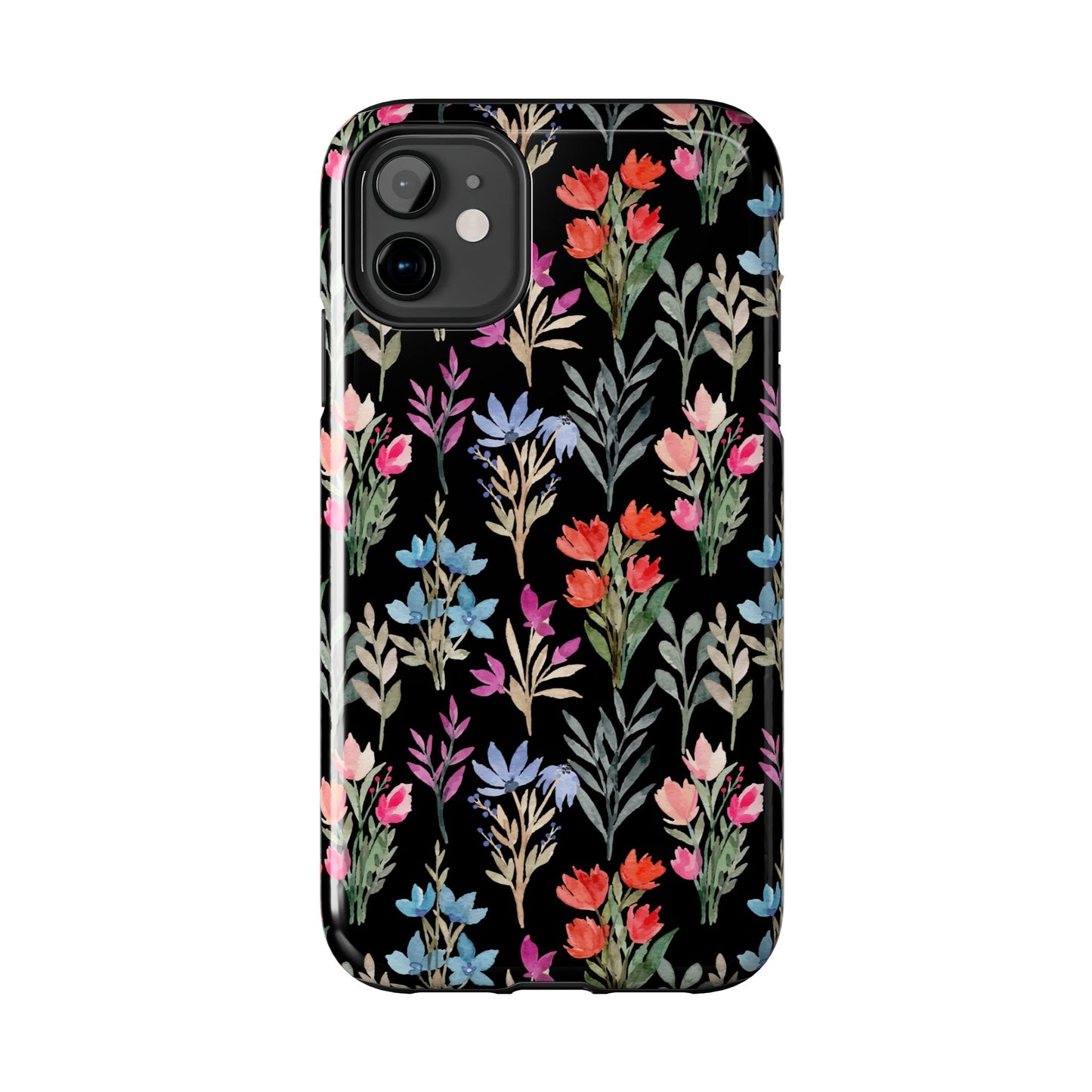 Floral Tough Phone Case - Durable Protection with Vibrant Botanical Design