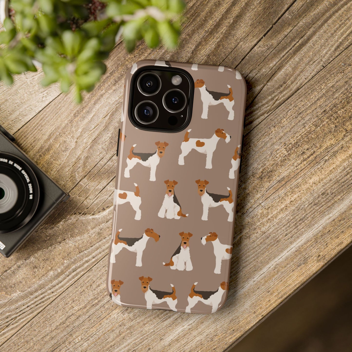 Wire Fox Terrier Lover Tough Case - Stylish Phone Case Featuring Playful Fox Terriers