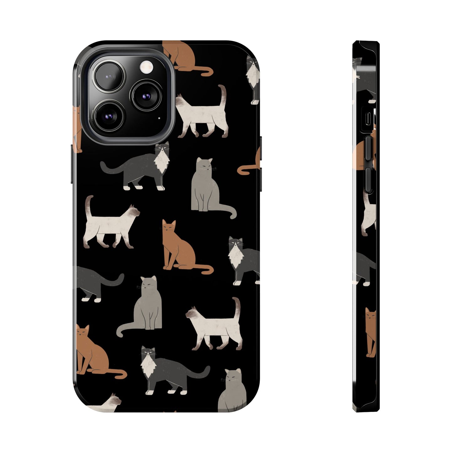 Cubist Cat Tough Phone Case - Stylish & Durable for Pet Fans