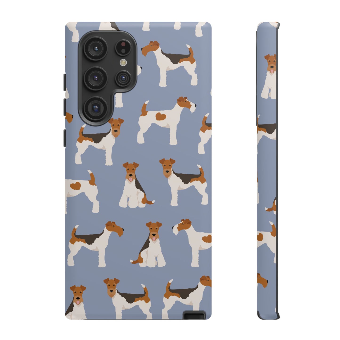 Wire Fox Terrier Lover Tough Case - Stylish Phone Case Featuring Playful Fox Terriers