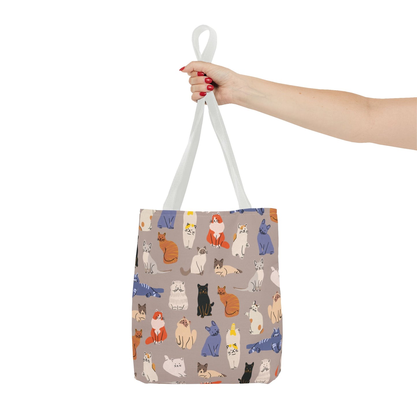 Cute Cat Pattern Tote Bag - Ideal for Pet Lovers and Everyday Use