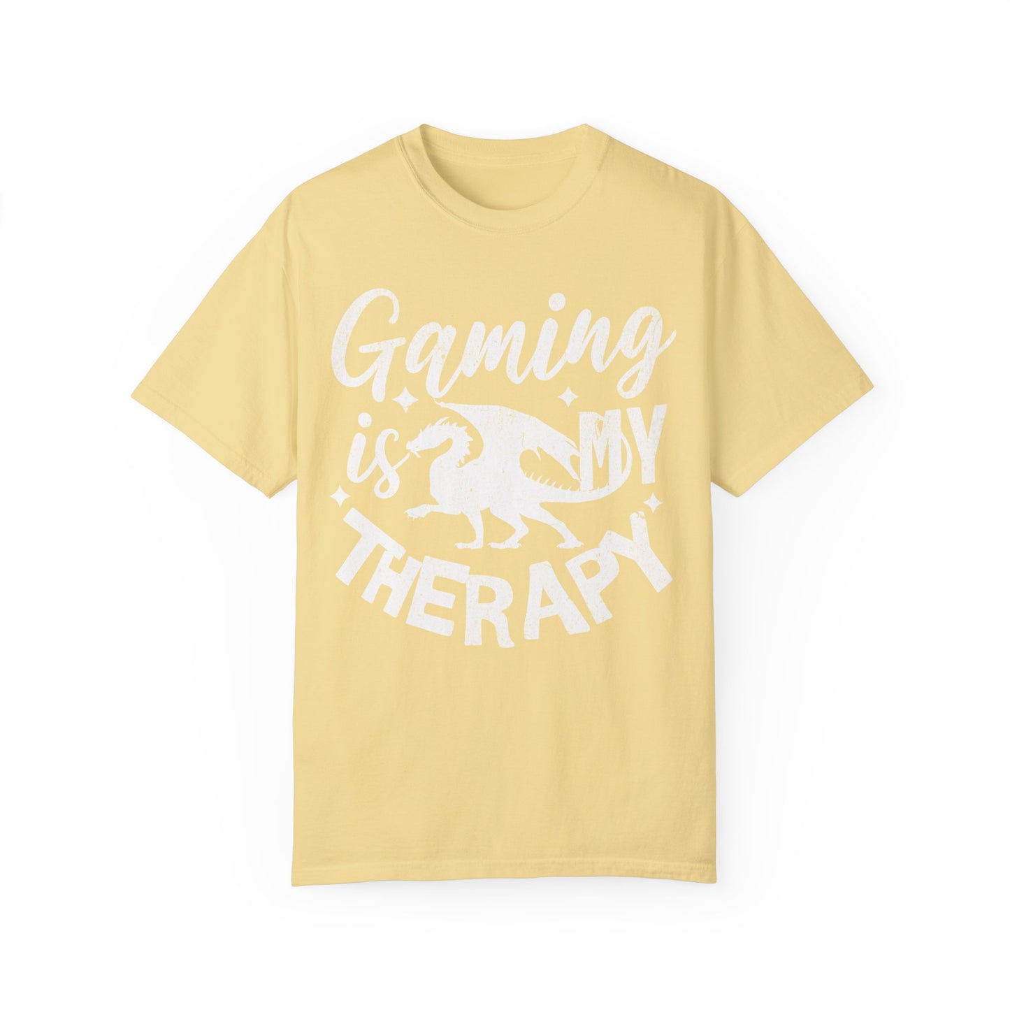 Gaming Therapy Unisex Garment-Dyed T-Shirt | Perfect for Gamers & Casual Wear