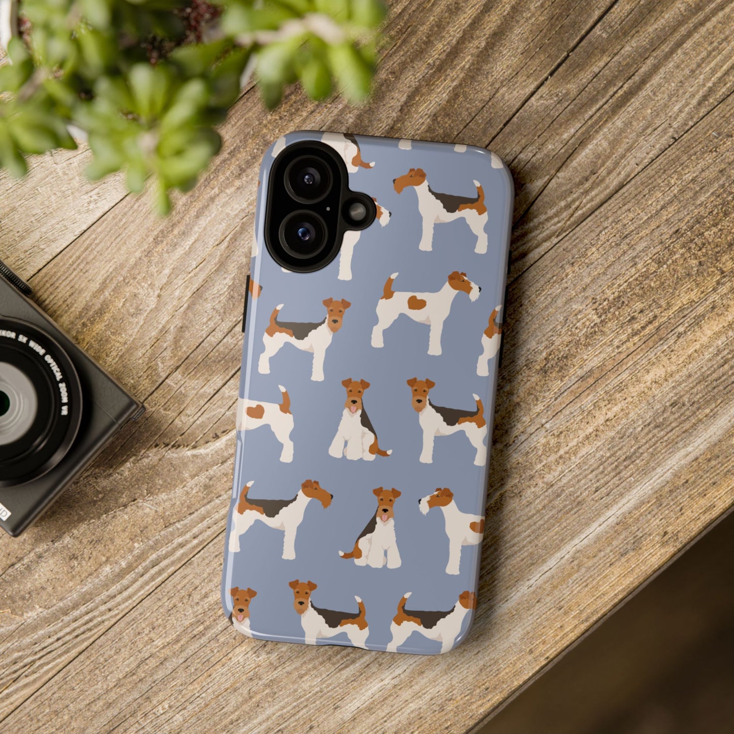 Wire Fox Terrier Lover Tough Case - Stylish Phone Case Featuring Playful Fox Terriers