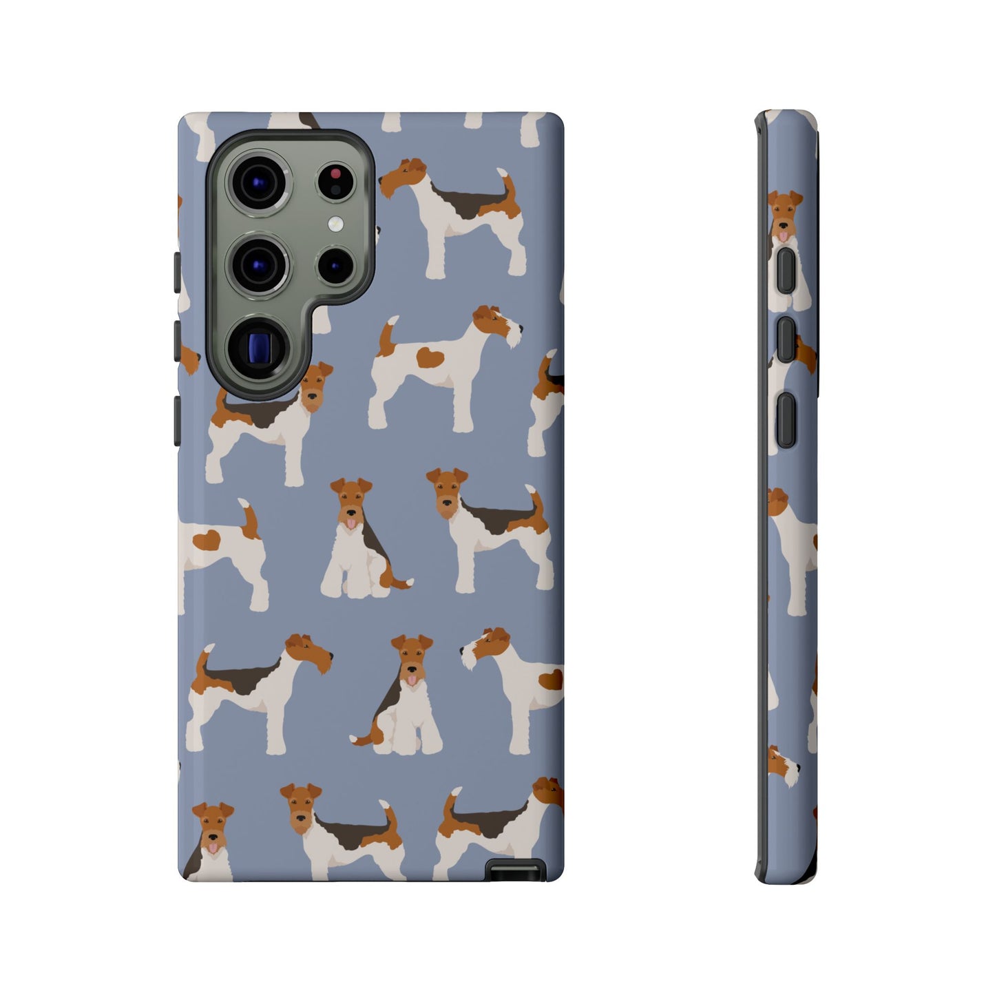 Wire Fox Terrier Lover Tough Case - Stylish Phone Case Featuring Playful Fox Terriers