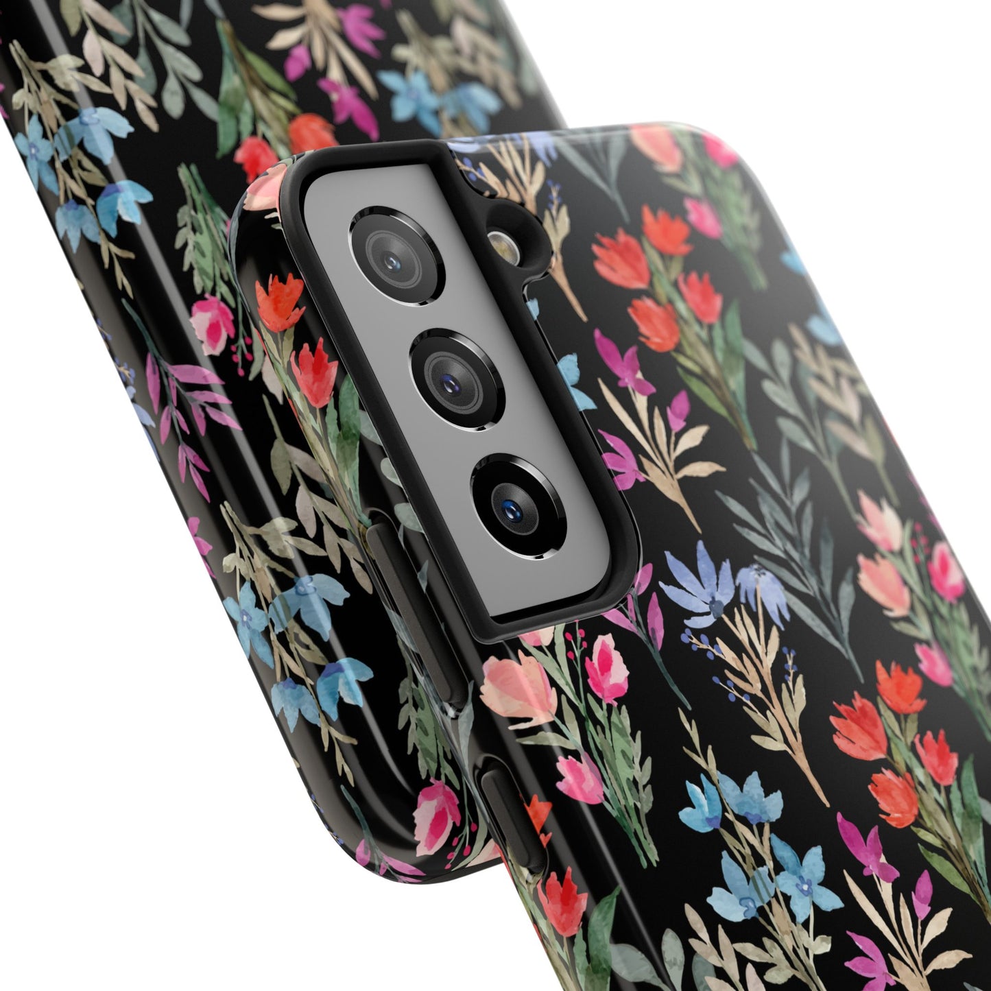 Floral Tough Phone Case - Durable Protection with Vibrant Botanical Design