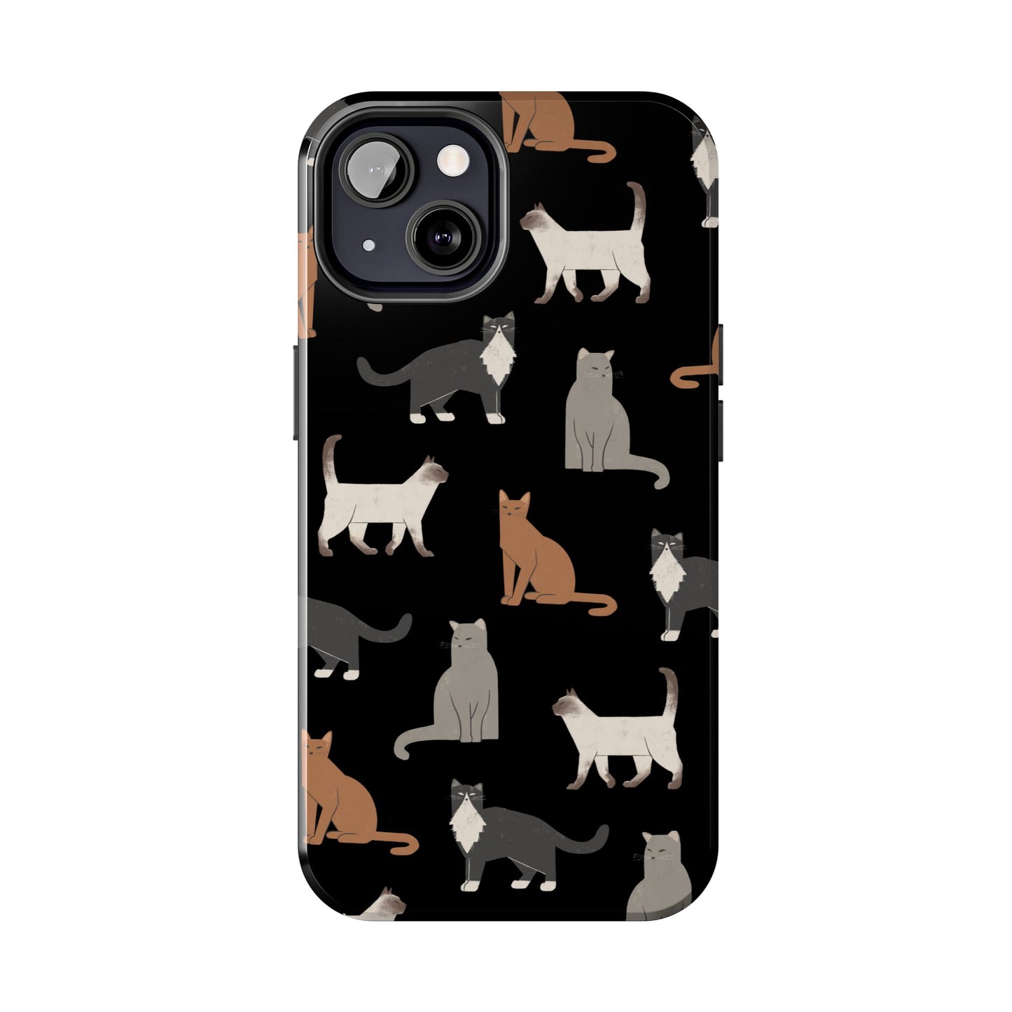 Cubist Cat Tough Phone Case - Stylish & Durable for Pet Fans