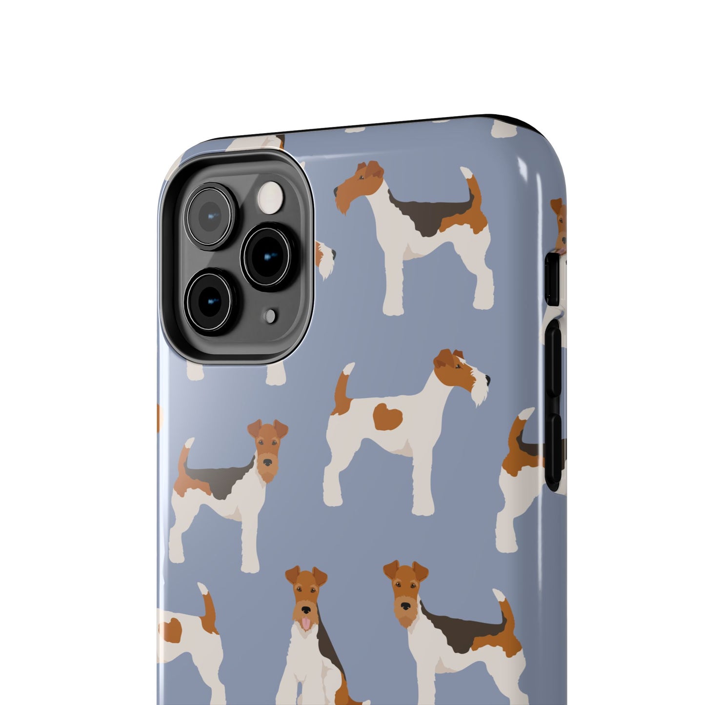 Playful Wire Fox Terrier Phone Case - Durable & Stylish Dog Lover Accessory