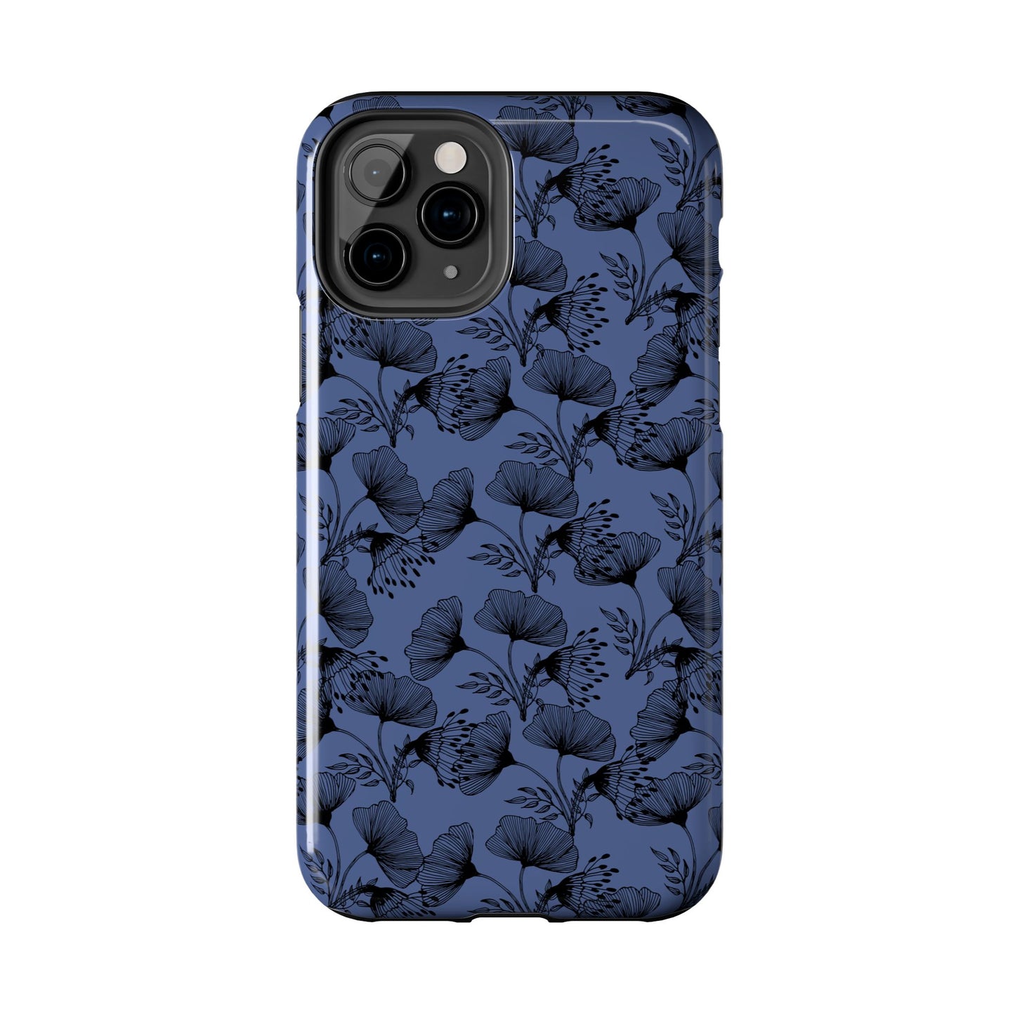 Ornate Floral Tough Phone Case - Durable Protection with Elegant Design
