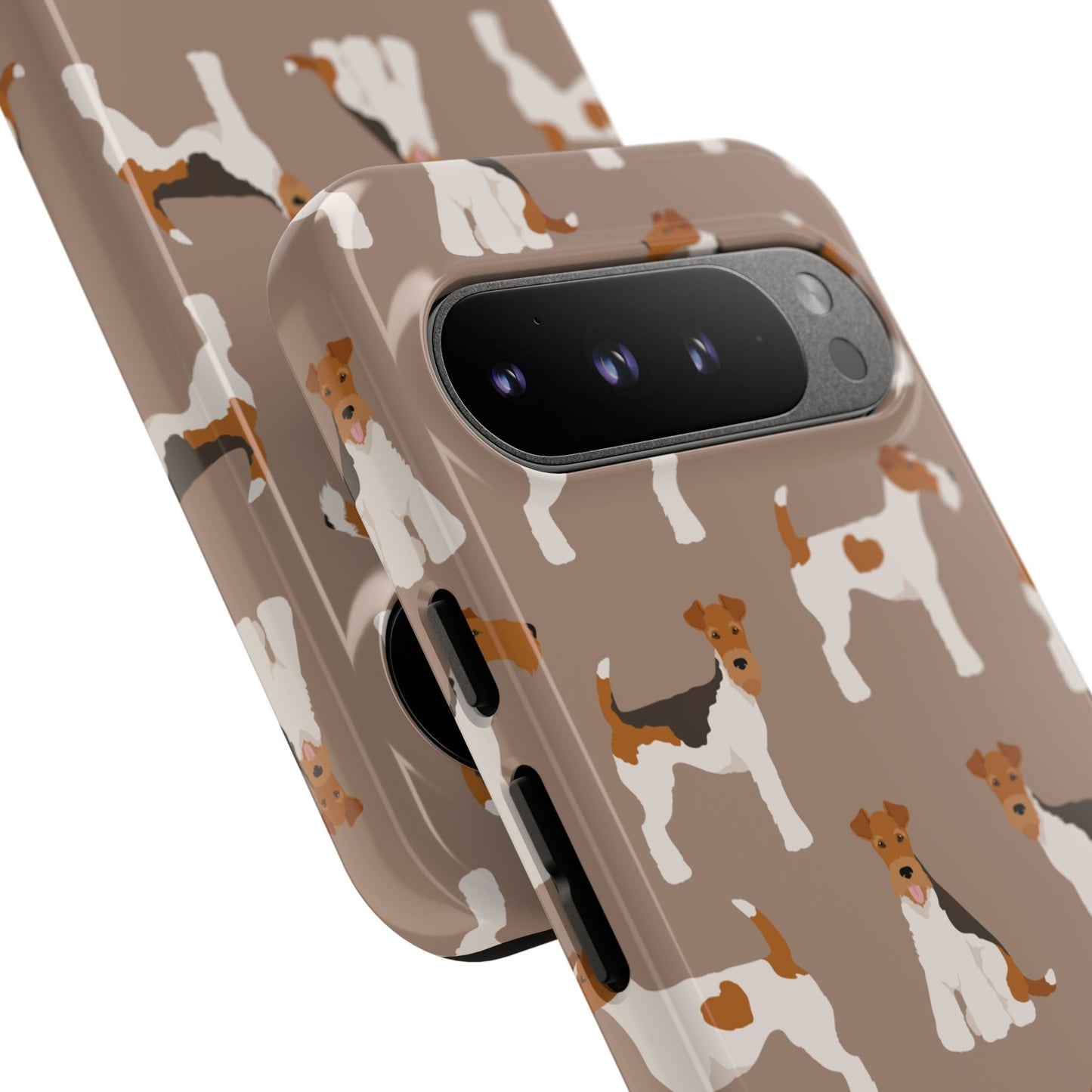 Wire Fox Terrier Lover Tough Case - Stylish Phone Case Featuring Playful Fox Terriers