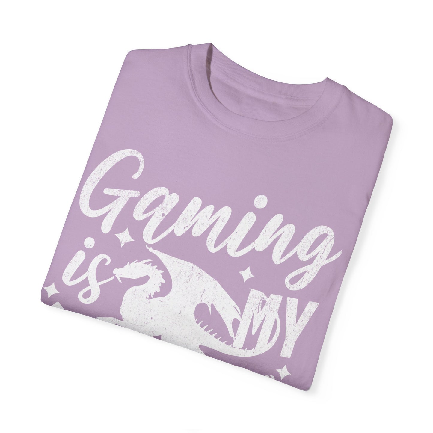 Gaming Therapy Unisex Garment-Dyed T-Shirt | Perfect for Gamers & Casual Wear