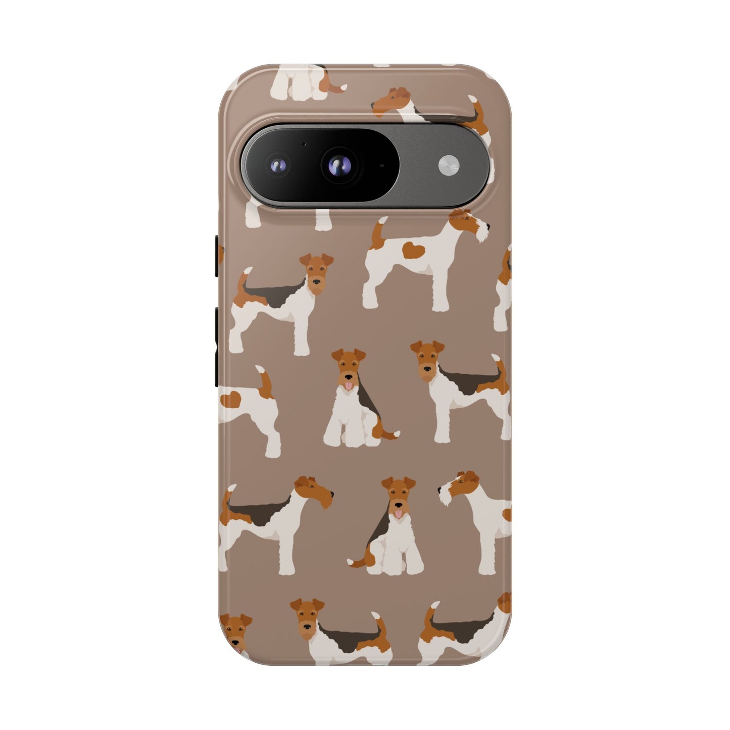 Wire Fox Terrier Lover Tough Case - Stylish Phone Case Featuring Playful Fox Terriers