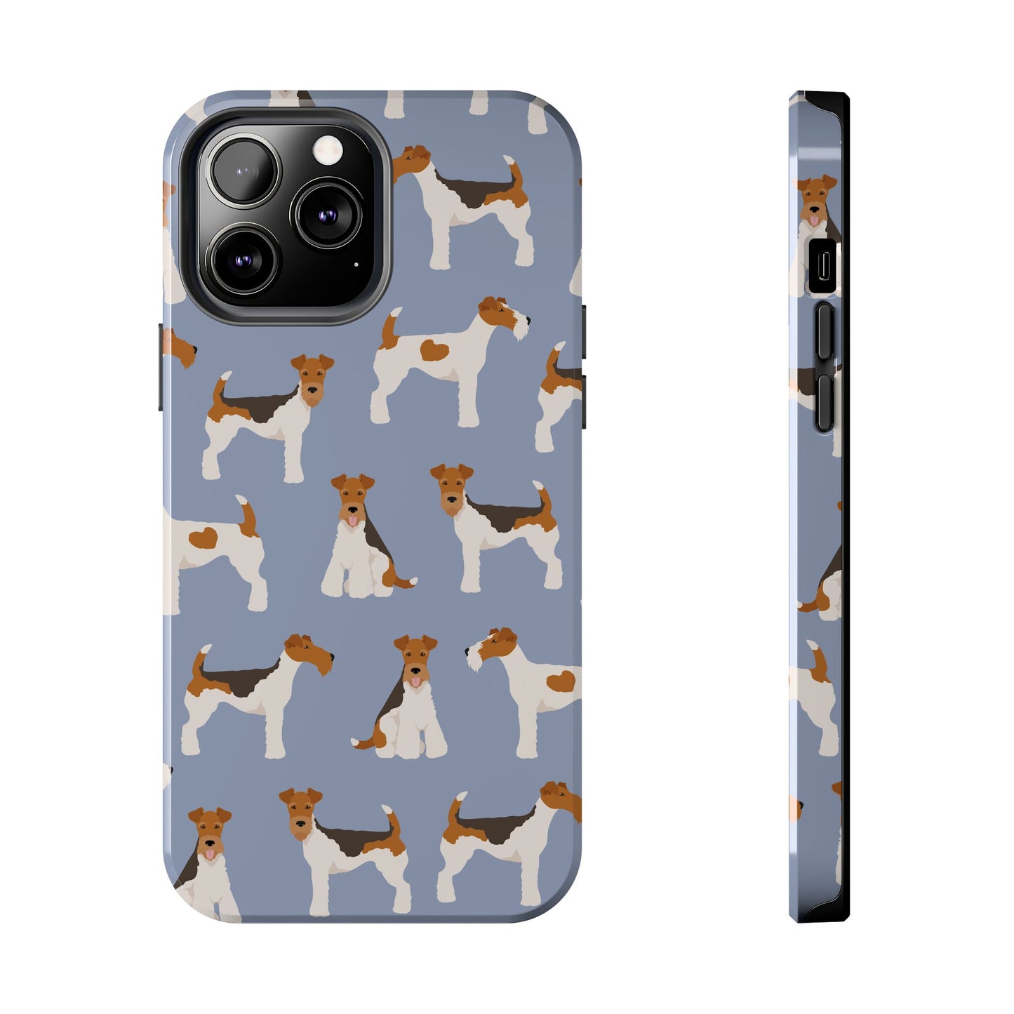 Playful Wire Fox Terrier Phone Case - Durable & Stylish Dog Lover Accessory