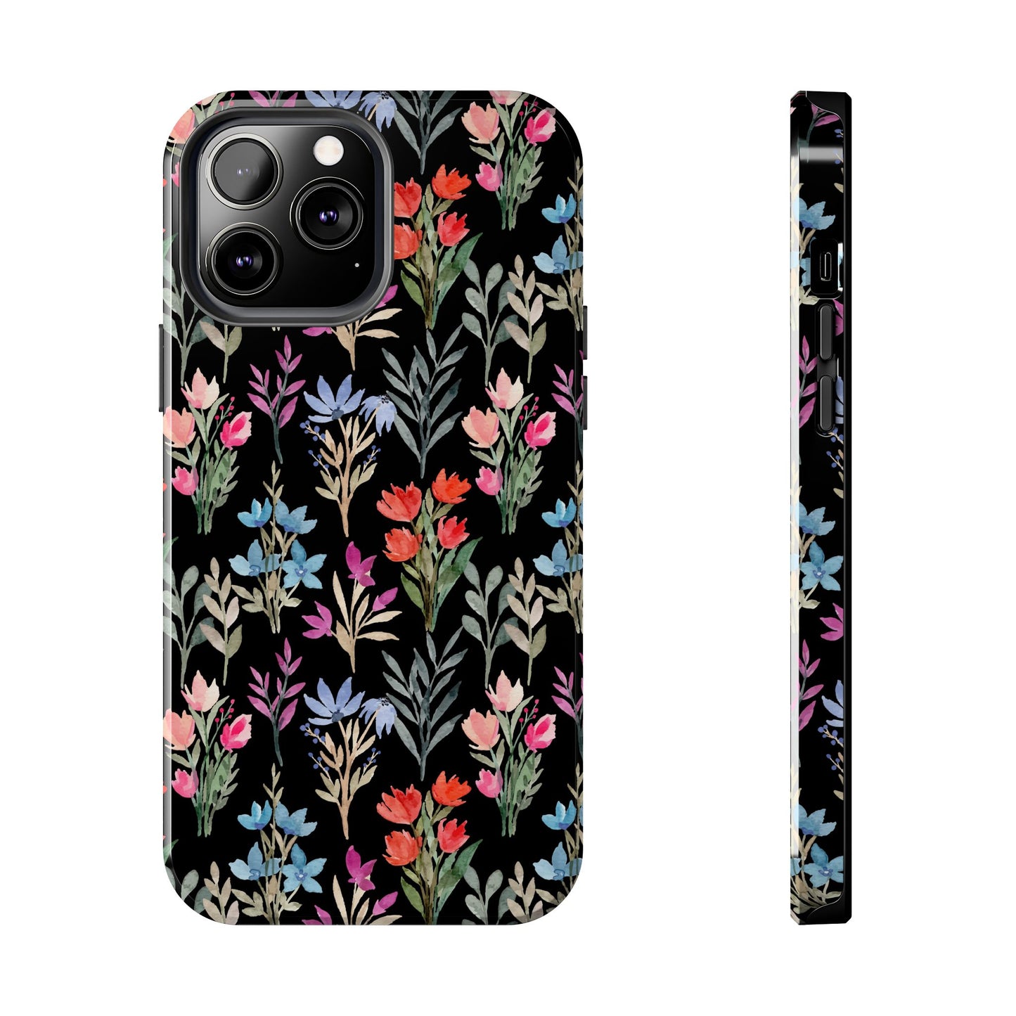 Floral Tough Phone Case - Durable Protection with Vibrant Botanical Design