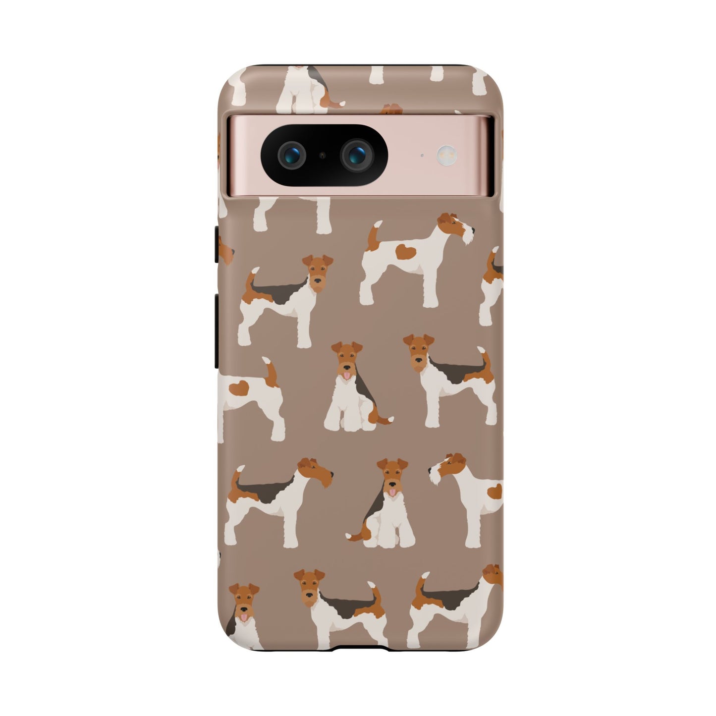 Wire Fox Terrier Lover Tough Case - Stylish Phone Case Featuring Playful Fox Terriers