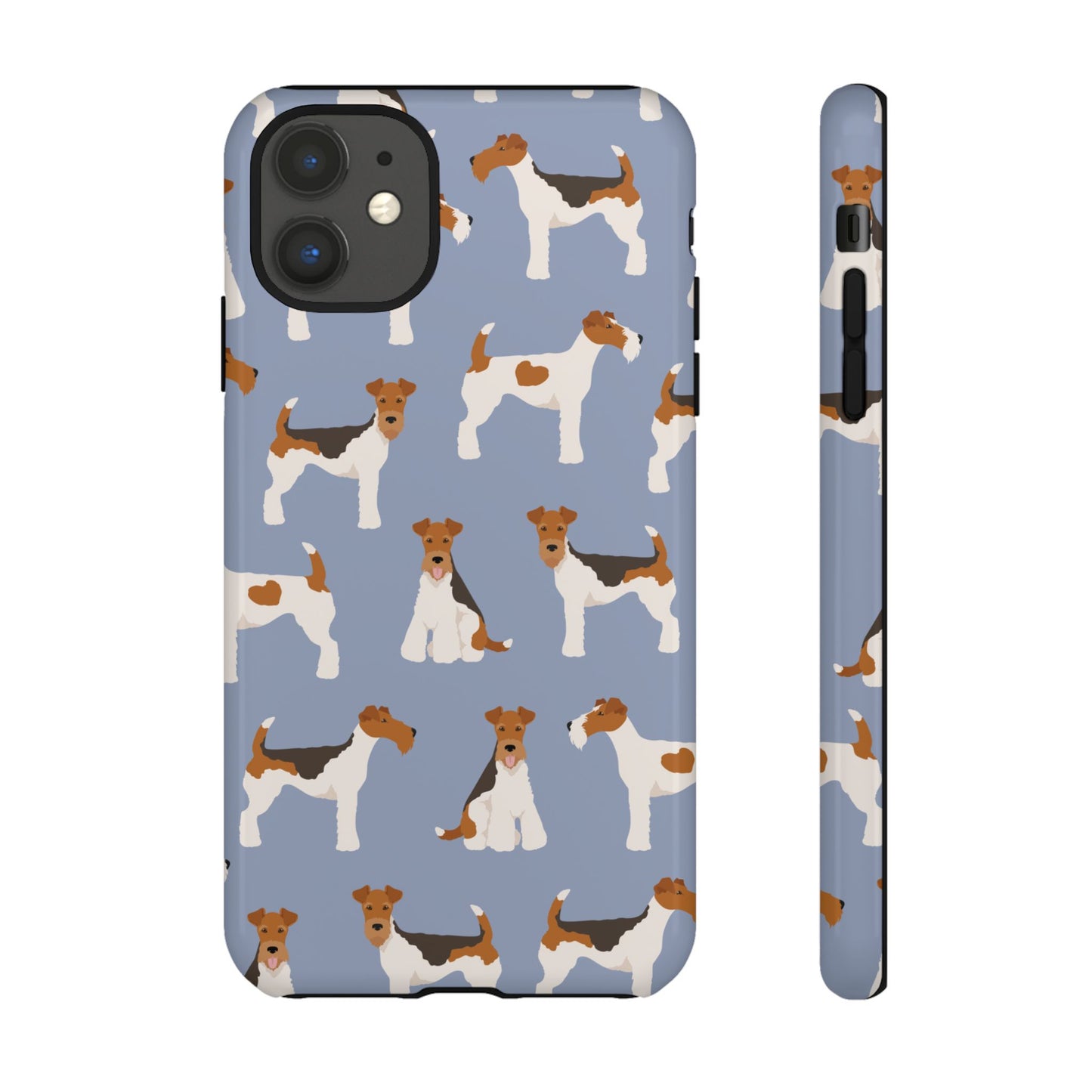 Wire Fox Terrier Lover Tough Case - Stylish Phone Case Featuring Playful Fox Terriers