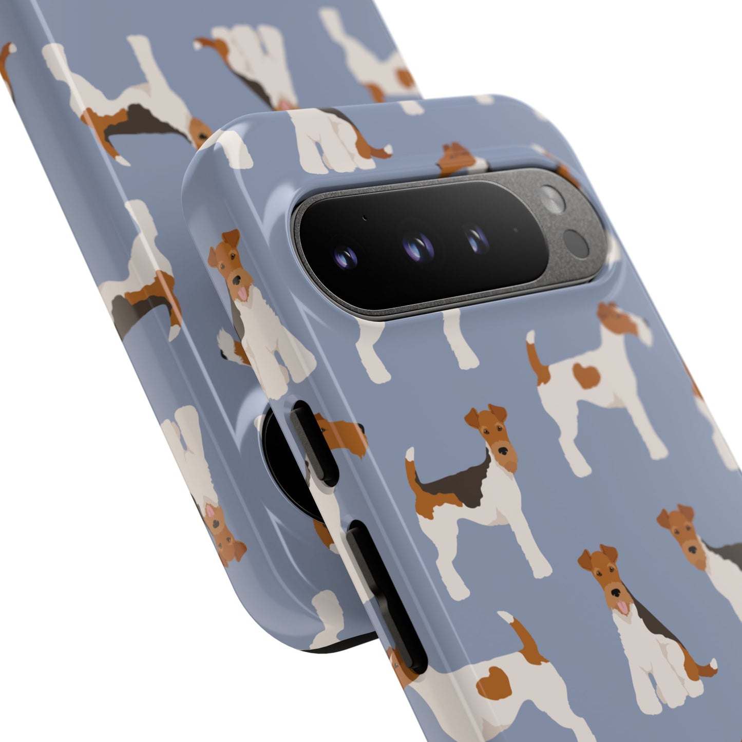 Wire Fox Terrier Lover Tough Case - Stylish Phone Case Featuring Playful Fox Terriers