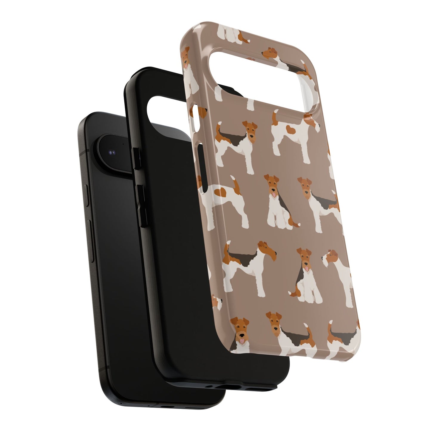Wire Fox Terrier Lover Tough Case - Stylish Phone Case Featuring Playful Fox Terriers