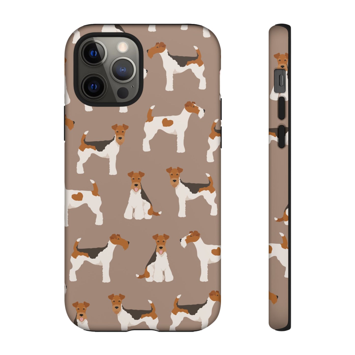 Wire Fox Terrier Lover Tough Case - Stylish Phone Case Featuring Playful Fox Terriers