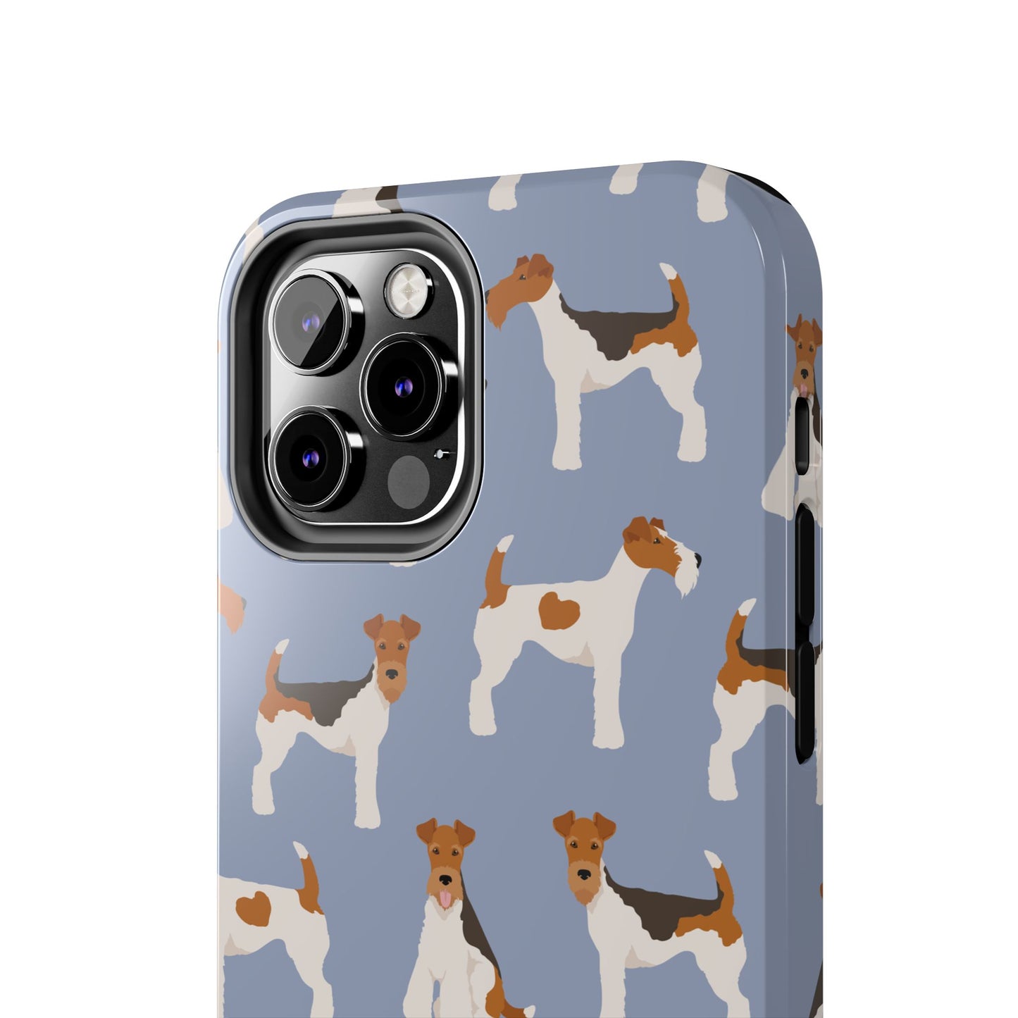 Playful Wire Fox Terrier Phone Case - Durable & Stylish Dog Lover Accessory