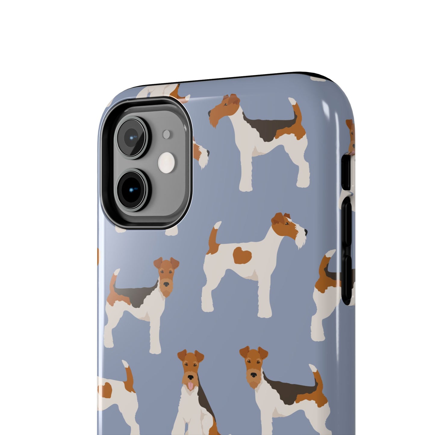 Playful Wire Fox Terrier Phone Case - Durable & Stylish Dog Lover Accessory