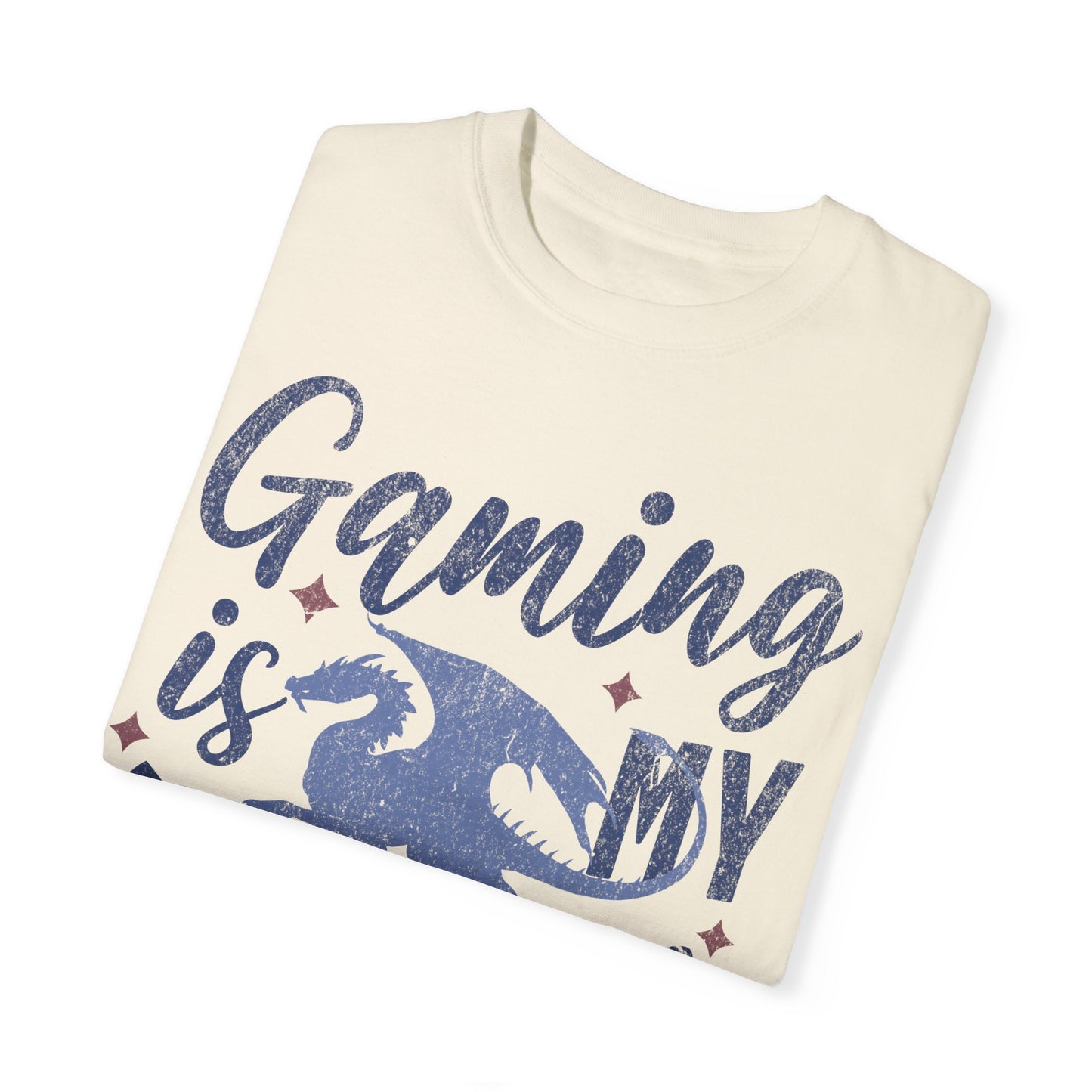 Gaming Therapy Unisex Garment-Dyed T-Shirt | Perfect for Gamers & Casual Wear