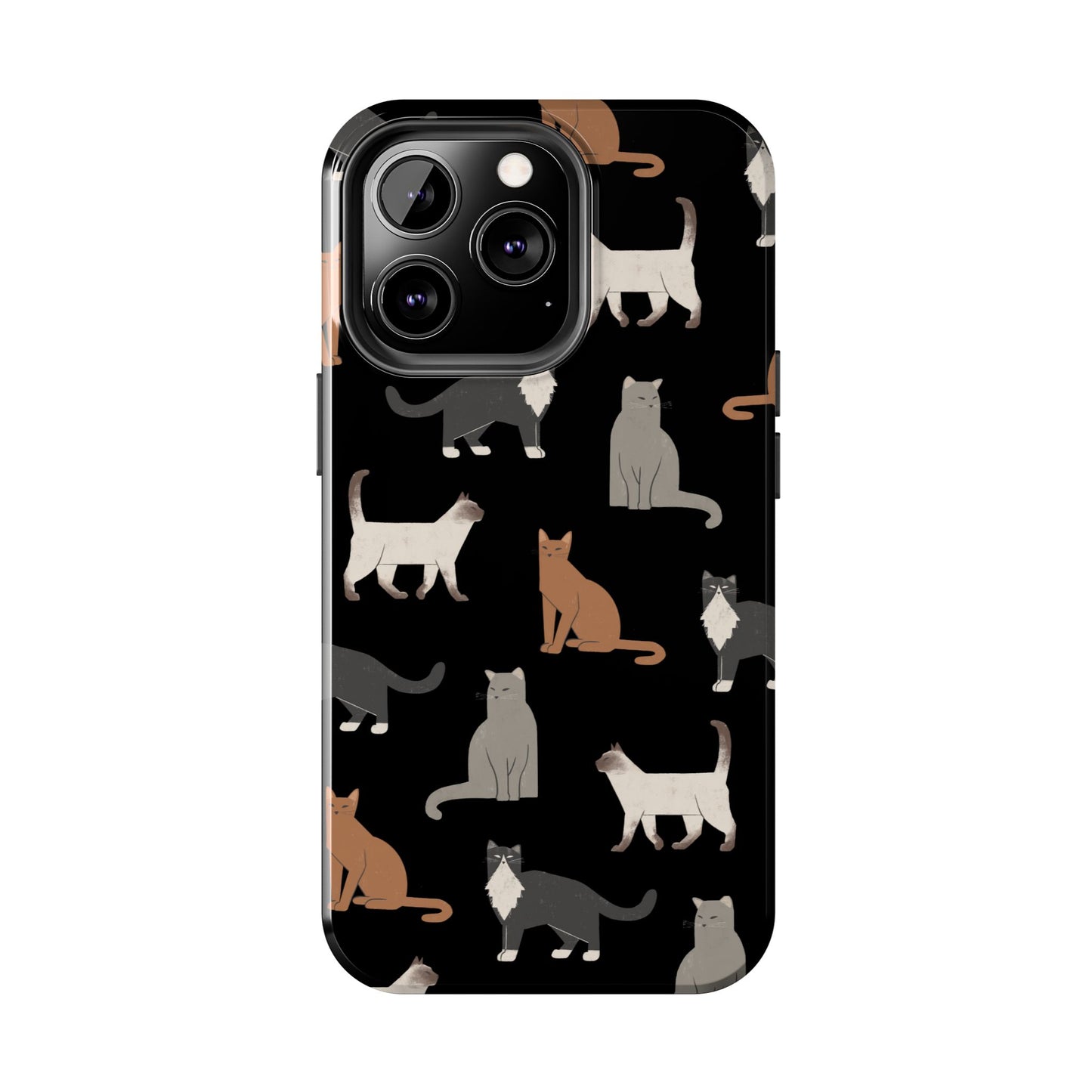 Cubist Cat Tough Phone Case - Stylish & Durable for Pet Fans