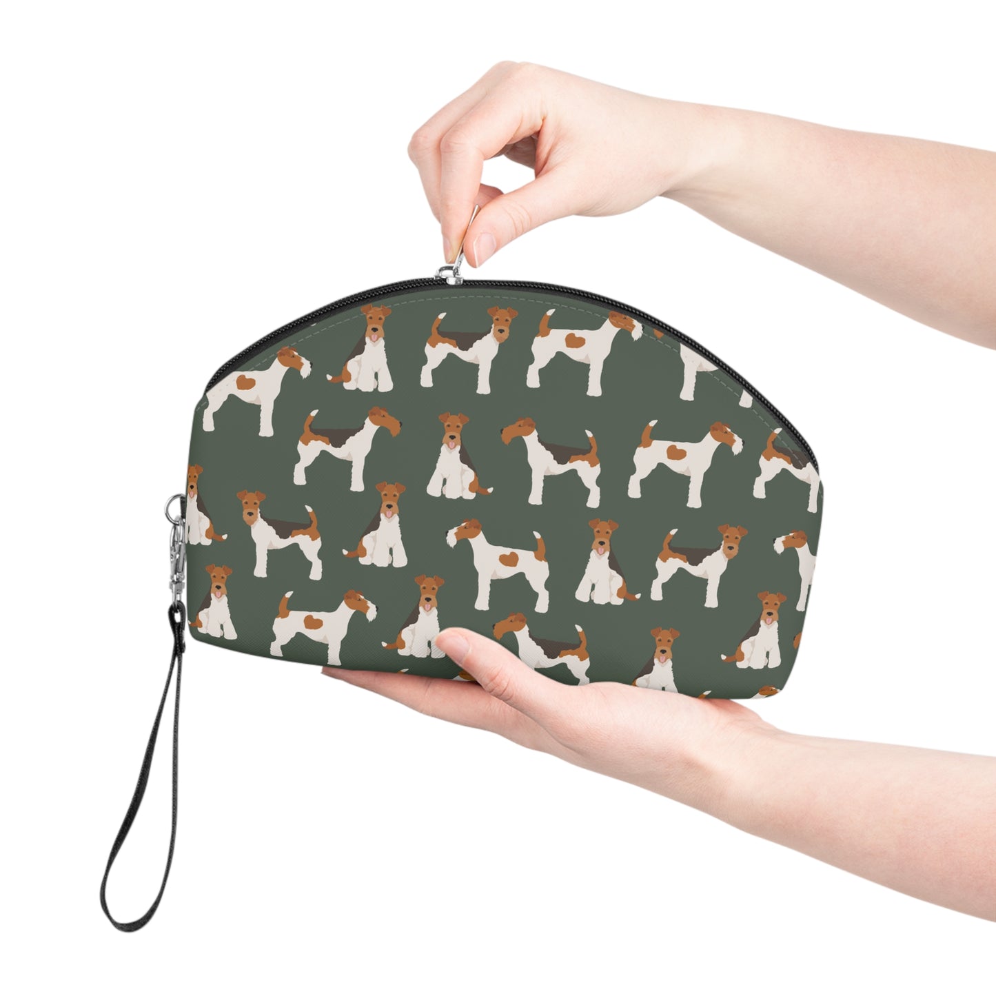 Wire Fox Terrier Lover's Makeup Bag - Cute Fox Terrier Design for Pet Lovers