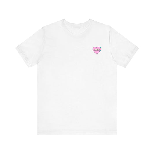 "Nope" Cute Heart Graphic Unisex Tee for Everyday Love