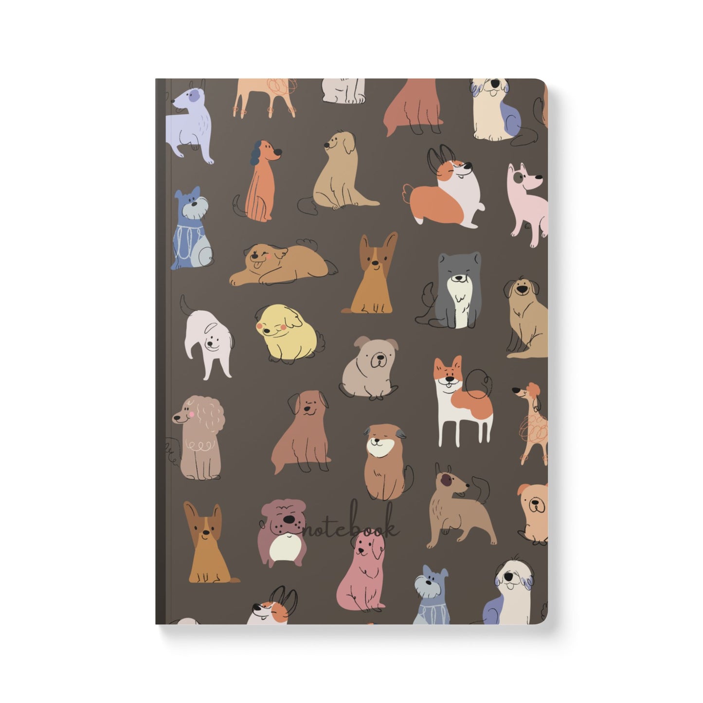 Adorable Dog-Themed Softcover Journal - Perfect for Pet Lovers