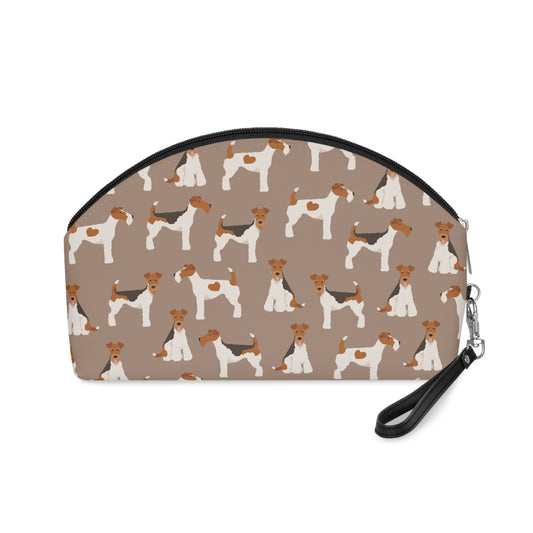 Wire Fox Terrier Lover's Makeup Bag - Cute Fox Terrier Design for Pet Lovers