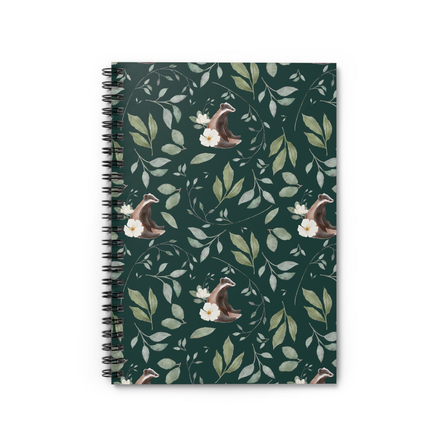 Floral Otter Spiral Notebook - Life's Little Moments