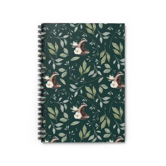 Floral Otter Spiral Notebook - Life's Little Moments