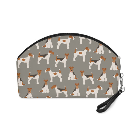 Wire Fox Terrier Lover's Makeup Bag - Cute Fox Terrier Design for Pet Lovers