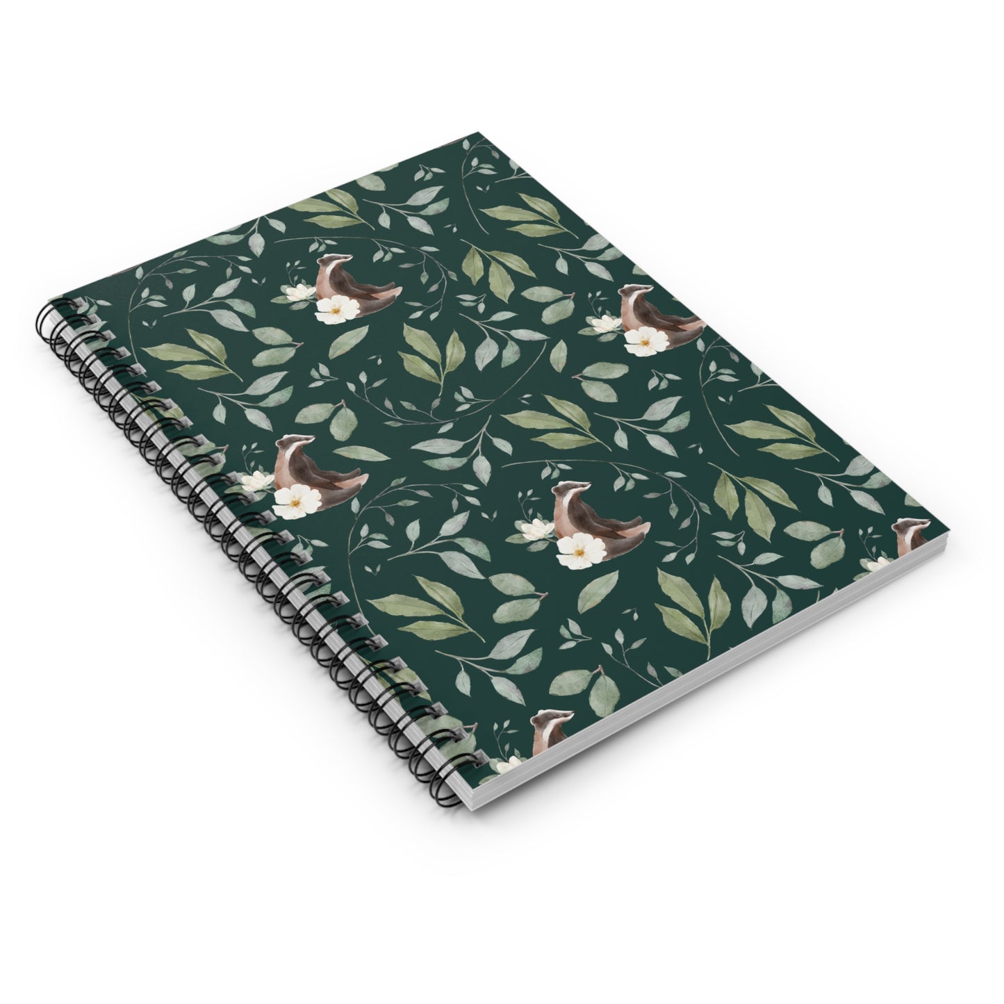 Floral Otter Spiral Notebook - Life's Little Moments