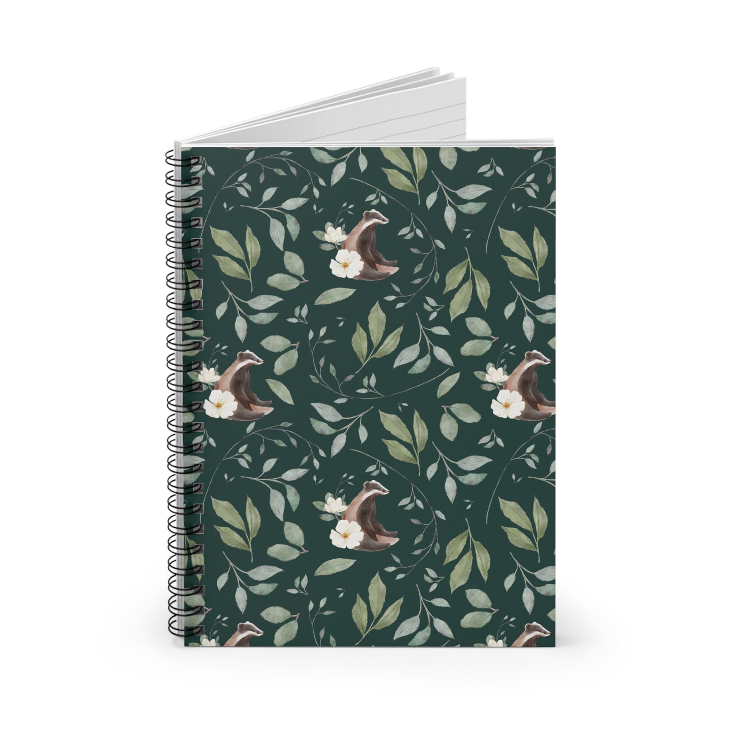 Floral Otter Spiral Notebook - Life's Little Moments