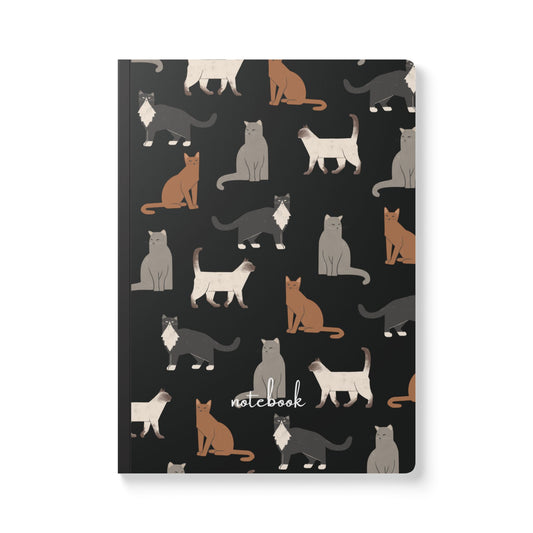 Cubists Cat Softcover Journal with Inside Prints - Perfect Gift for Cat Lovers